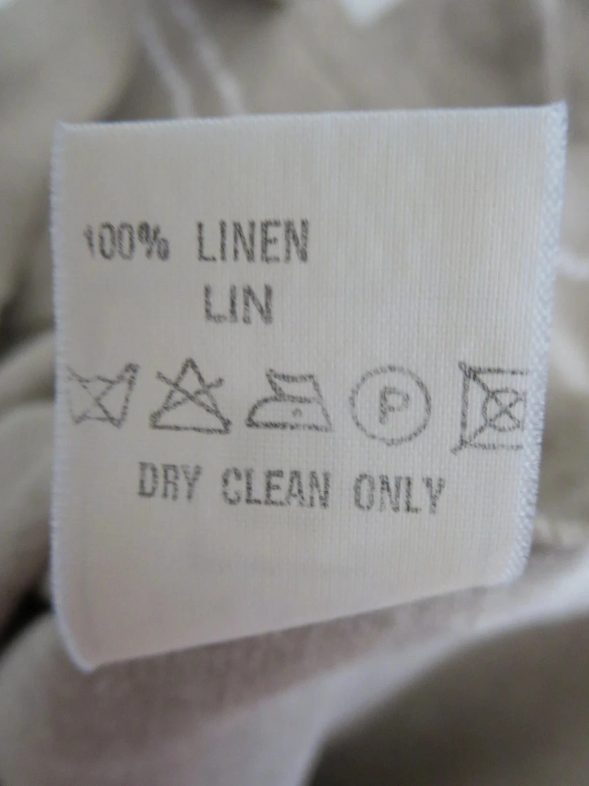 Veste longue en lin brodé Indies – 100 % lin – Beige naturel – Taille 42/44 – photo 3